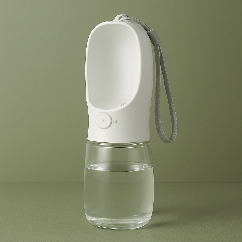 Outdoor Dog Water Bottle with Bowl – Perfect for Hiking & Travel 🐾