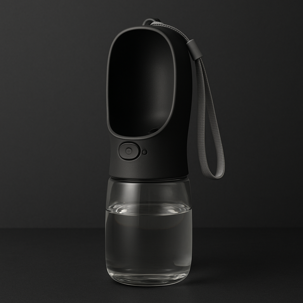 Outdoor Dog Water Bottle with Bowl – Perfect for Hiking & Travel 🐾