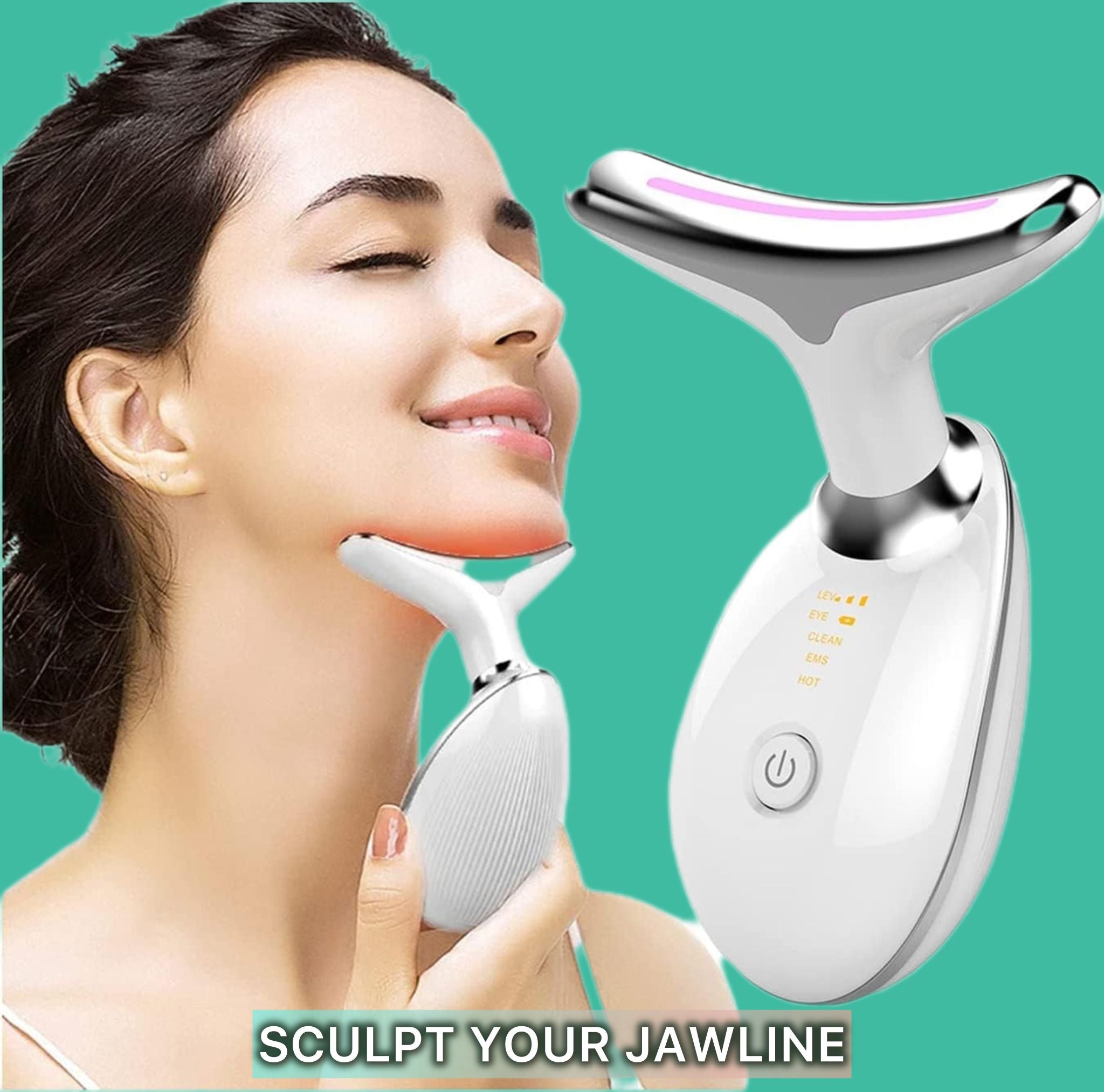 GlowLift Pro – Jawline, Face & Neck Sculpting Device